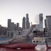 Pohled na zástavbu v Los Angeles