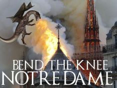 Internet si dělá legraci z požáru Notre Dame: Nejen Češi jsou smějící se bestie