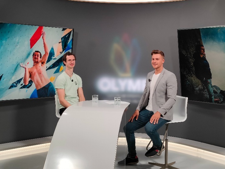 m adam ondra na televizni stanici a11