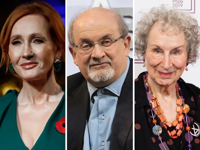 rowling rushdie atwood